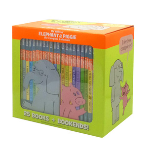 现货 Elephant and Piggie 小猪和小象系列 25册精装全集全套 英文原版绘本 经典情商教育培养 吴敏兰推荐 Mo Willems莫威廉斯