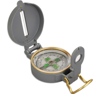 Acecamp路客金属指南针专业高精度户外定向罗盘夜光表盘指北针