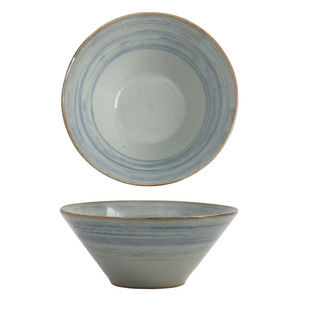 景德镇家用陶瓷碗小号喇叭斗笠碗米饭碗日式餐具复古怀旧老式碗碟