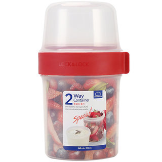 LOCK&LOCK Fruit Box Double Layer Portable Storage Jar