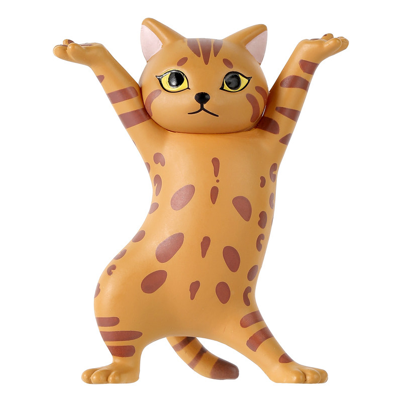 日本正版妖娆猫咪笔架扭蛋手办