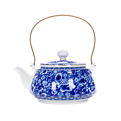 描金提梁粉彩品茗杯功夫茶具