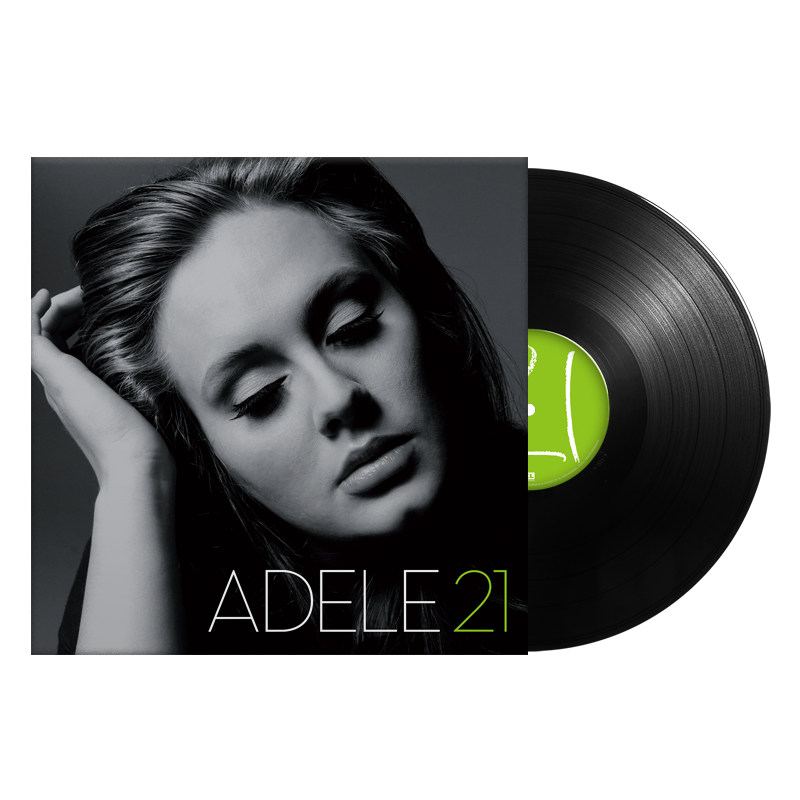 正版 阿黛尔Adele 21 原装LP黑胶唱片留声机专用12寸33转唱盘碟片 - 白底图
