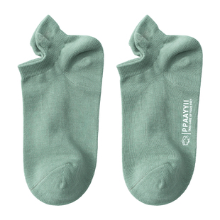 船袜纯棉女袜子短袜2026防臭新款防滑不掉跟防磨脚后跟浅口运动袜