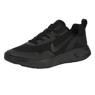 Nike耐克网面运动鞋新款男鞋女鞋轻便透气跑步鞋全黑武士812654