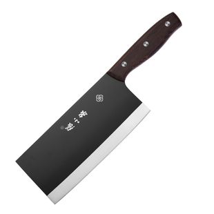 正品张小泉菜刀家用超快锋利不锈钢锻打桑刀厨师专用切肉片刀刀具