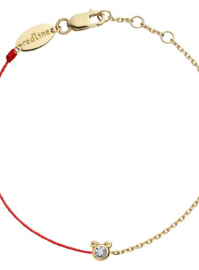 mini红绳镶钻手链