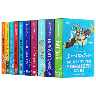 经典版9册 Bad Dad 英文原版 The World of David Walliams 少年成长小说 大卫威廉姆斯Mr Stink臭臭先生 Billionaire Boy