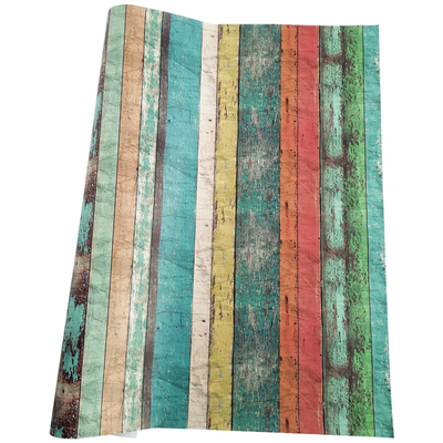 壁居逸阁美式复古木板吧台墙纸