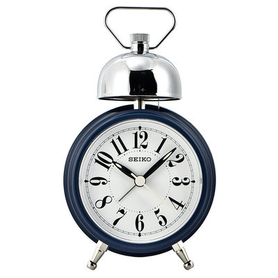 精工seiko静音扫秒机械打铃夜灯