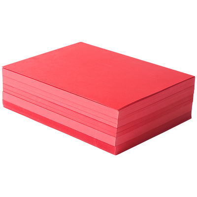 diy中国红书写卡片礼盒手工纸