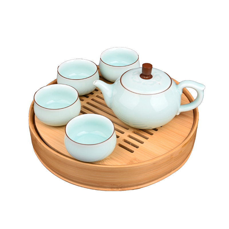 陶瓷龙泉复古礼盒套装功夫茶具