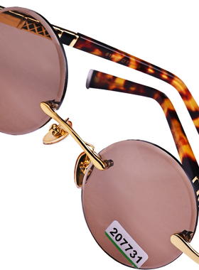 天然水晶眼镜圆形个性清凉