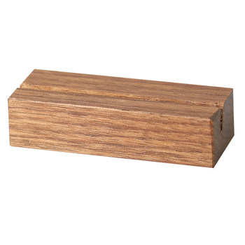 Decorative season display solid wood card base jewelry display stand