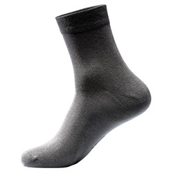 aicare deodorant socks men's mid-calf spring and summer antibacterial sweat-absorbent cotton socks all-season long socks men's black business socks