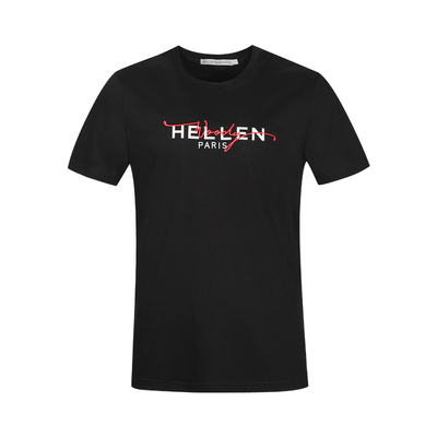 hw男装奢侈品夏季休闲刺绣修身