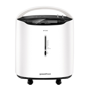 鱼跃制氧机医用级老人吸氧机家用5升浓度孕妇氧气机带雾化8F-5AW