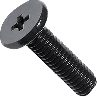 Js黑色304不锈钢十字扁平头螺丝钉笔记本数码M1M1.6M2M2.5M3M4-M8