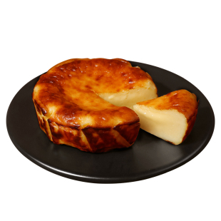 时刻陪你半熟巴斯克岩烧芝士蛋糕零食下午茶夹心软心烘焙糕点甜品