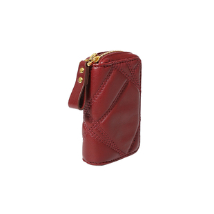 Apollinaris真皮女士钥匙包简约小巧大容量多功能汽车锁匙收纳包