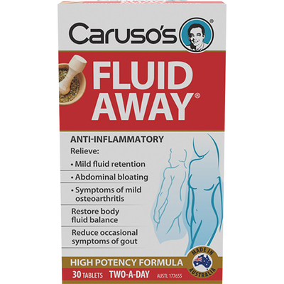 澳洲直邮Carusos芹菜籽利尿片排除水分尿酸体液肾脏关节健康60片