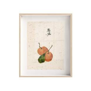 李知弥x仟象映画 新中式简约客厅装饰双联背景墙挂画餐厅壁画玄关