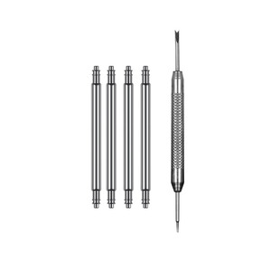 丹灵公主表带连接轴生耳表栓生耳针弹簧针表针插销手表配件零部件