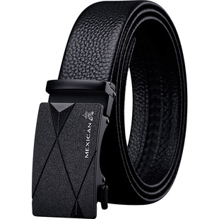 稻草人皮带男士2026新款真皮自动扣腰带潮流送男朋友老公生日礼物