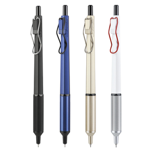 日本uni三菱铅笔jetstream中油笔SXN-1003金属低重心按压式多功能高档黑色油笔高颜值多色0.28中性笔大赏