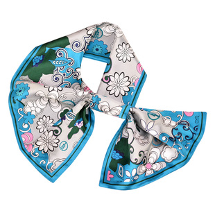 农行免打结领带男拉链式款农业银行丝巾女真丝领花头花衬衣领职业