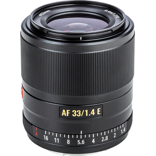唯卓仕33mm f1.4镜头适用于e卡口微单相机定焦自动对焦大光圈