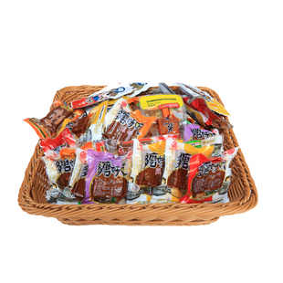 华鹏多磨好吃香辣豆干零食散装湖南特产武冈卤豆腐干