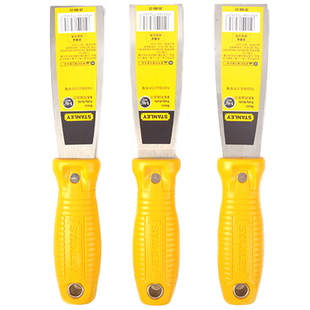 史丹利油灰刀铲刀刮腻子批灰刀平面刮刀油漆表面修补工具塑料柄