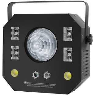 四合一ktv魔球灯LED万花筒频闪激光图案灯舞厅清吧家用声控氛围灯