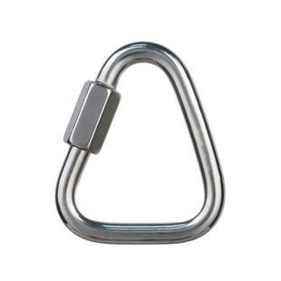 欣达304不锈钢三角连接环梅隆锁梅陇锁三角锁户外登山攀岩安全扣
