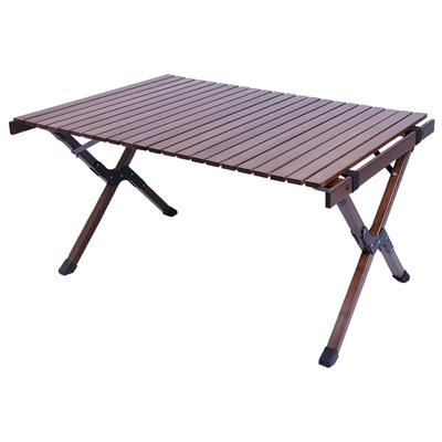 梦花园实木蛋卷折叠桌