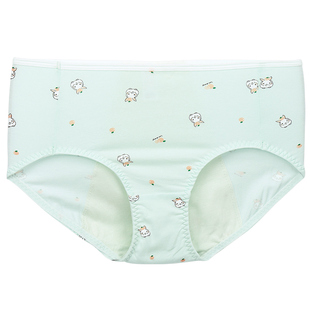 2条装百伶百俐少女内裤高中学生经期防漏夜用生理期安全裤生理裤