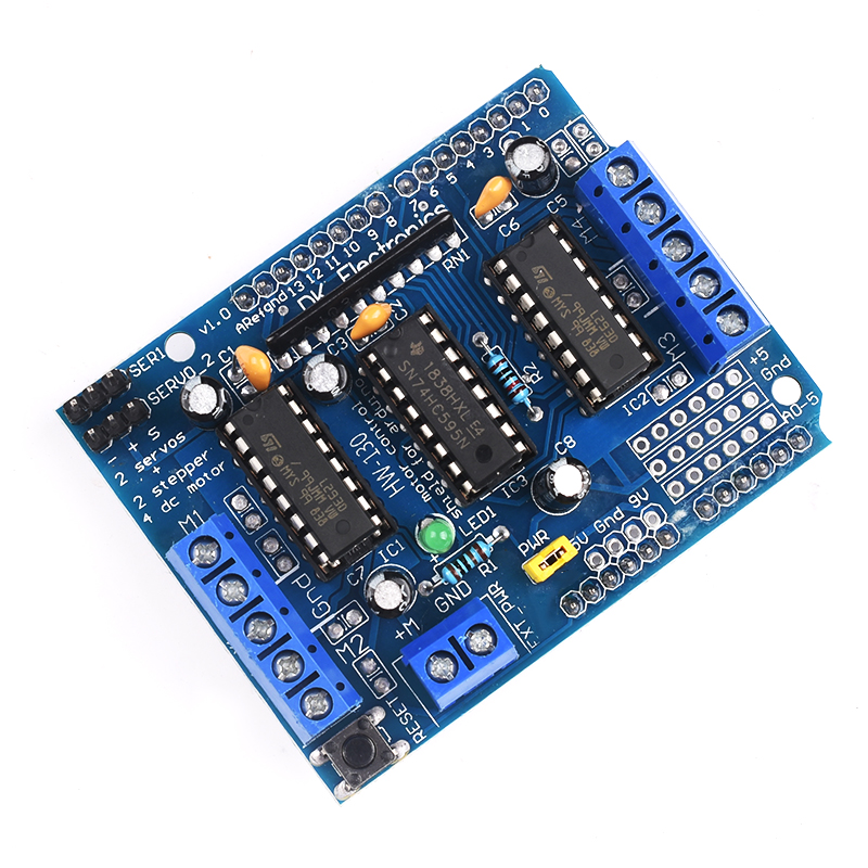 电机驱动扩展板 L293D 马达驱动模块 motor control shield马达板