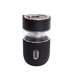 诺百纷磁弹泡茶杯茶水分离高档男送礼防烫防摔双层磁吸玻璃杯保温