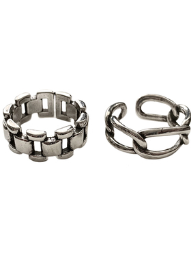 jzrings925纯银欧美女男指环