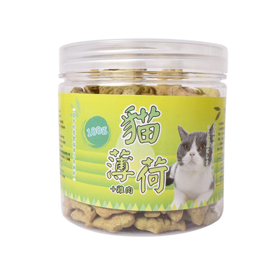 猫咪零食去毛球无盐罐装小鱼饼干