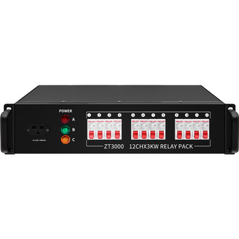 12-way power pass-through box digital silicon cabinet 6-way power box wedding equipment stage lighting engineering distribution box