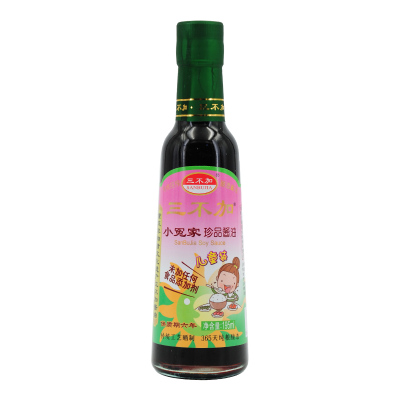 三不加珍品小冤家黄豆纯粮酱油