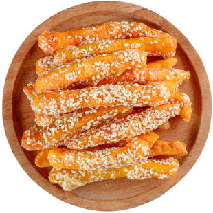 拔丝地瓜干红薯干芝麻酥脆干连城自制工艺番薯干农家零食休闲办公