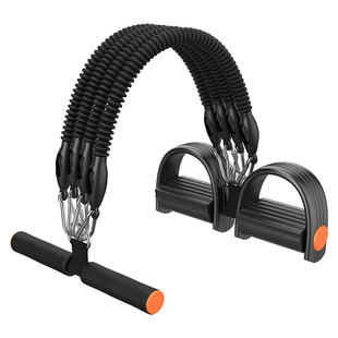 多功能脚蹬拉力器男士扩胸练肩开背家用健身器材腹部腹肌背部神器