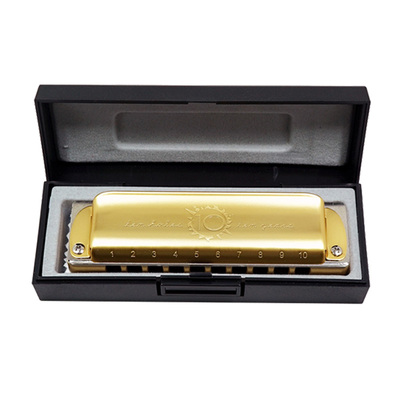 圆圆同款BoogieMan10孔蓝调口琴