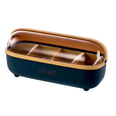 厨房糖味精四格家用大全调料盒