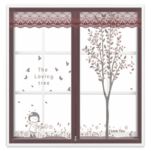 防蚊纱窗自粘型窗纱门帘魔术贴沙窗网磁性窗帘可拆卸免打孔家用