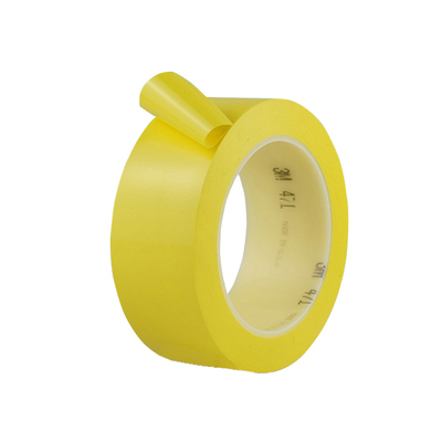 黄色胶带3M警示胶带地标线耐磨