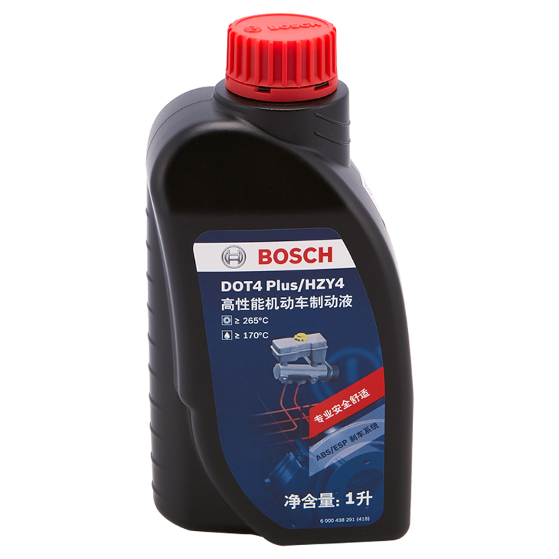 博世刹车油PLUS升级版DOT4汽车全合成制动液摩托车电动车轿车1L装